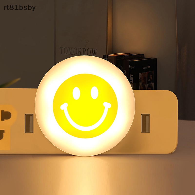 Rt Mới Đèn Ngủ LED USB Kích Thước Nhỏ Hình Mặt Cười Dùng Khi Đi Cắm Trại Ngoài Trời VN