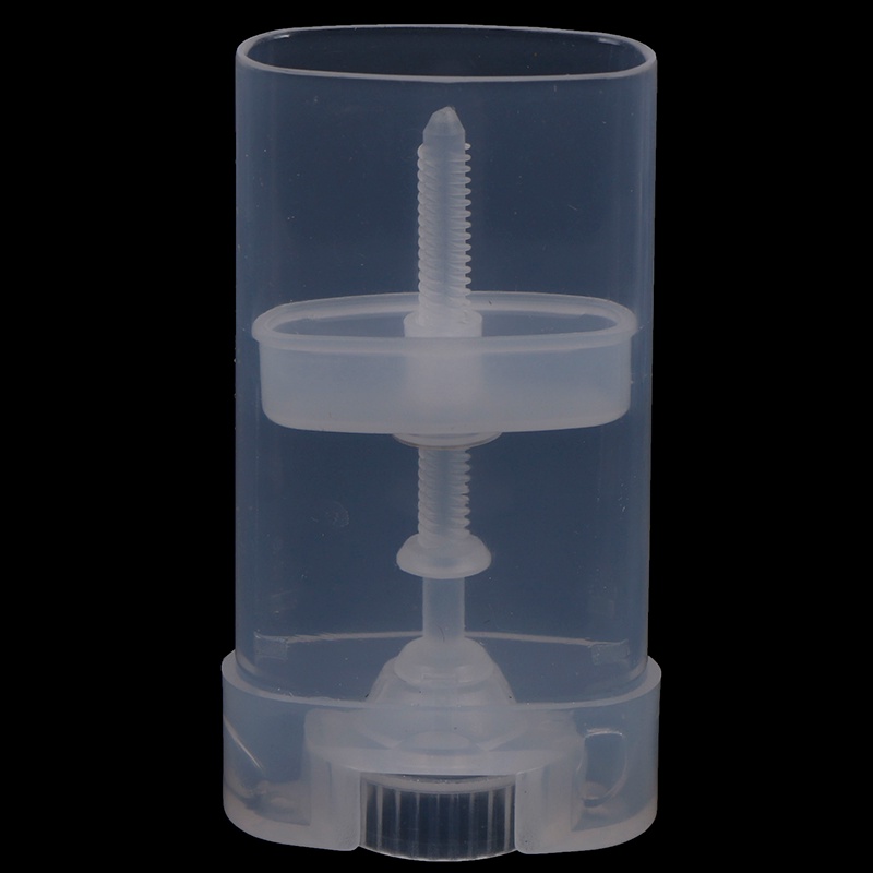 [Dhin] 15ml DIY Clear Empty Oval Flat Tubes Deodorant Lip Balm Containers Empty Bottle COD