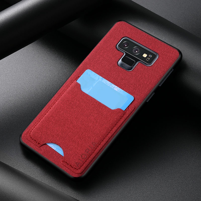 Ốp Bao Da Điện Thoại Màu Trơn Đơn Giản Cho samsung galaxy note 9 galaxy note 9