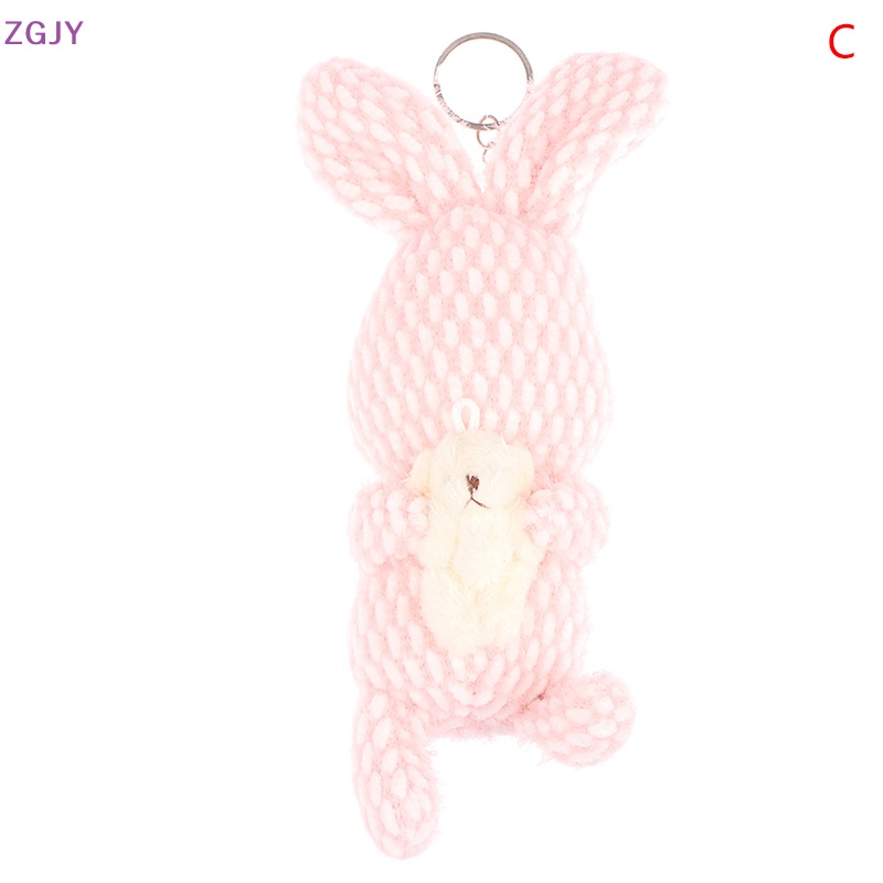 Móc Khóa Hình Thỏ Nhồi Bông Mềm Mại Dễ Thương Mới