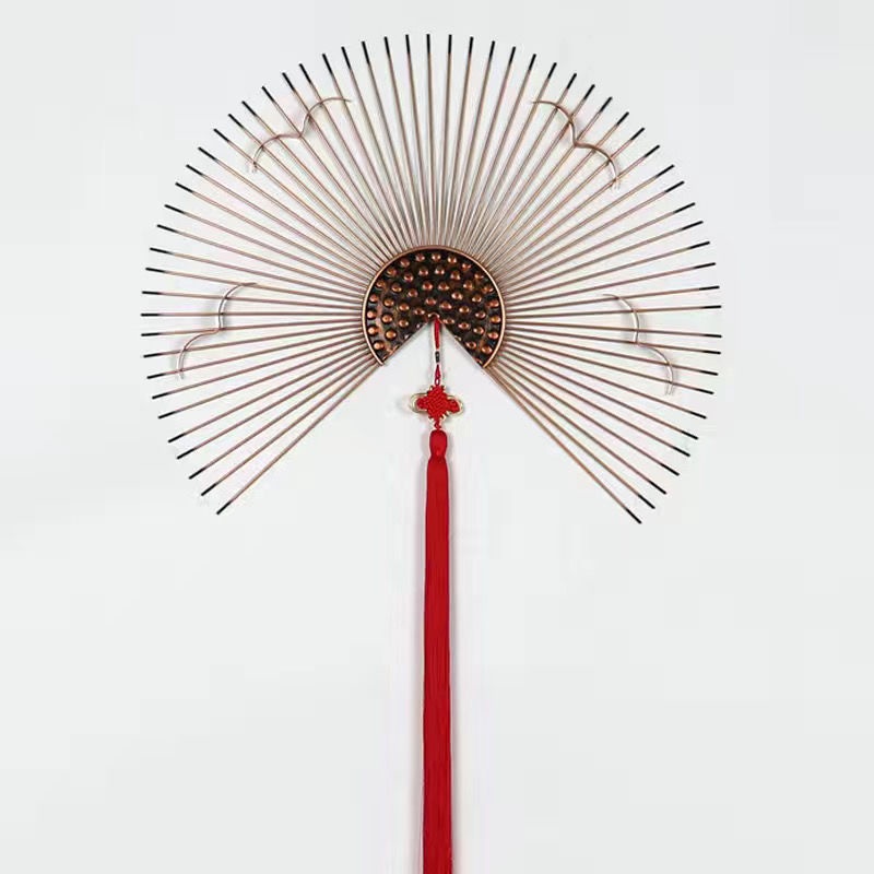 Quạt Sắt Treo Tường Trang Trí Phông Nền TV Phòng Khách 30CM40CM40CM