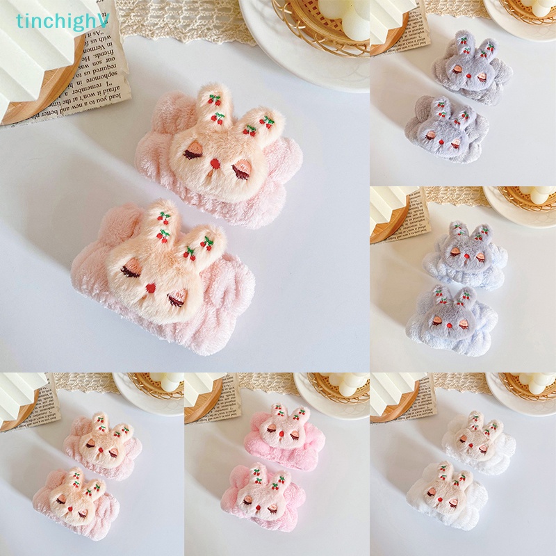 [TinchighV] Set 2 Băng Đeo Cổ Tay Rửa Mặt Thấm Hút Mồ Hôi Dễ Thương [Mới]