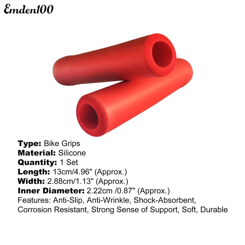 Vỏ Bọc Tay Lái Xe Đạp Bằng Silicon Mềm Chống Trượt