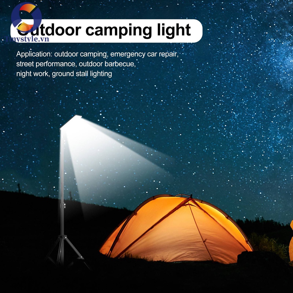 Đèn Cắm Trại 1680LM 18W Màu Đen Kèm Chân Đế