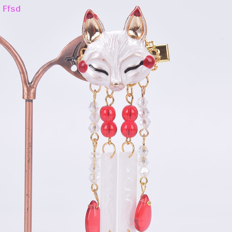 {Ffsd} Kẹp Tóc Tua Rua Hình Cáo Anime Nhật Bản Đáng Yêu Cho Nữ Bán Chạy