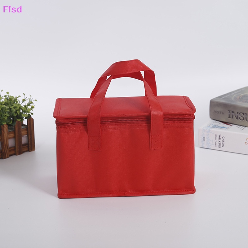 {Ffsd} Túi Đựng Đồ Ăn Trưa Cách Nhiệt Nhỏ Gọn Có Khóa Kéo Cho Hoạt Động Ngoài Trời