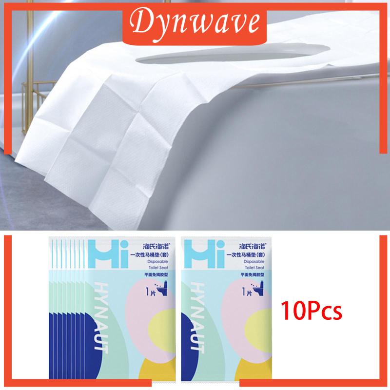 Set 10 Vỏ Bọc Bệ Ngồi Toilet Dùng Một Lần Cho Nhà Tắm / Văn Phòng /