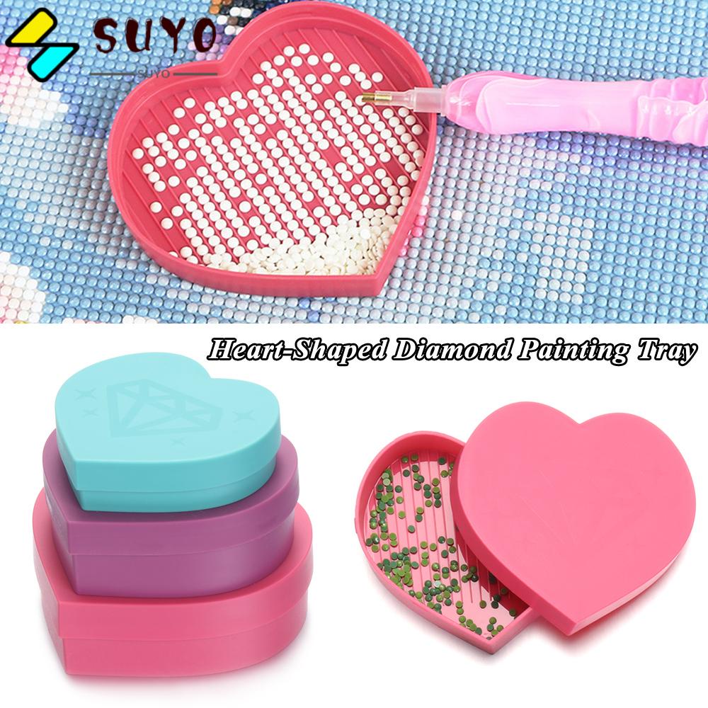 SUYO Khay Nhựa Đựng Dụng Cụ Làm Tranh Đính Đá Tiện Lợi