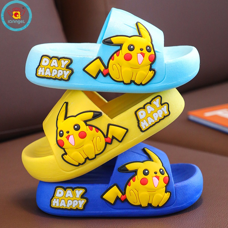 Dép Đi Trong Nhà Đế Mềm Chống Trượt Họa Tiết Hoạt Hình Cho Bé