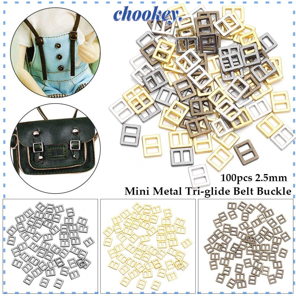 CHOOKEY Set 100 Khoá 4 Màu 2.5mm Cho Búp Bê Nhồi Bông