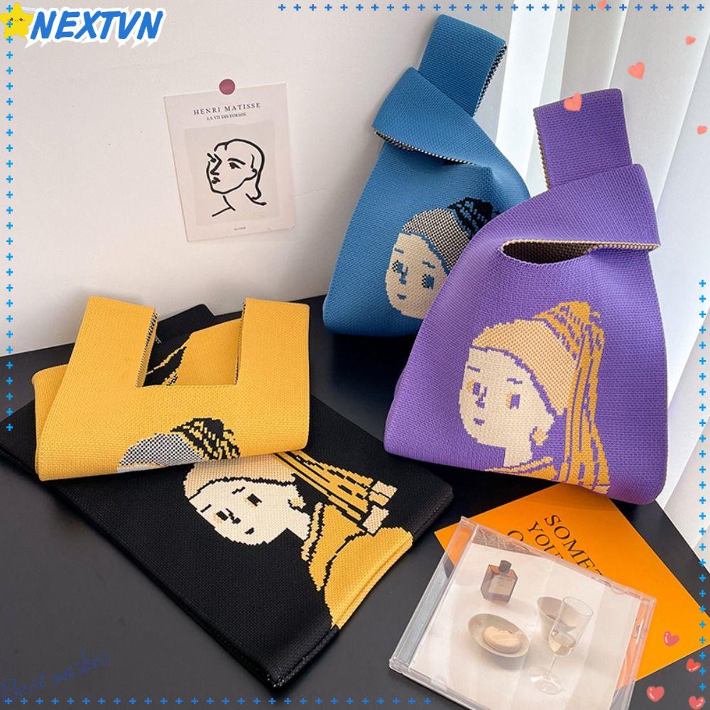 NEXTVN Túi Xách Đan Len Thiết Kế Mới Thời Trang Dành Cho Nữ
