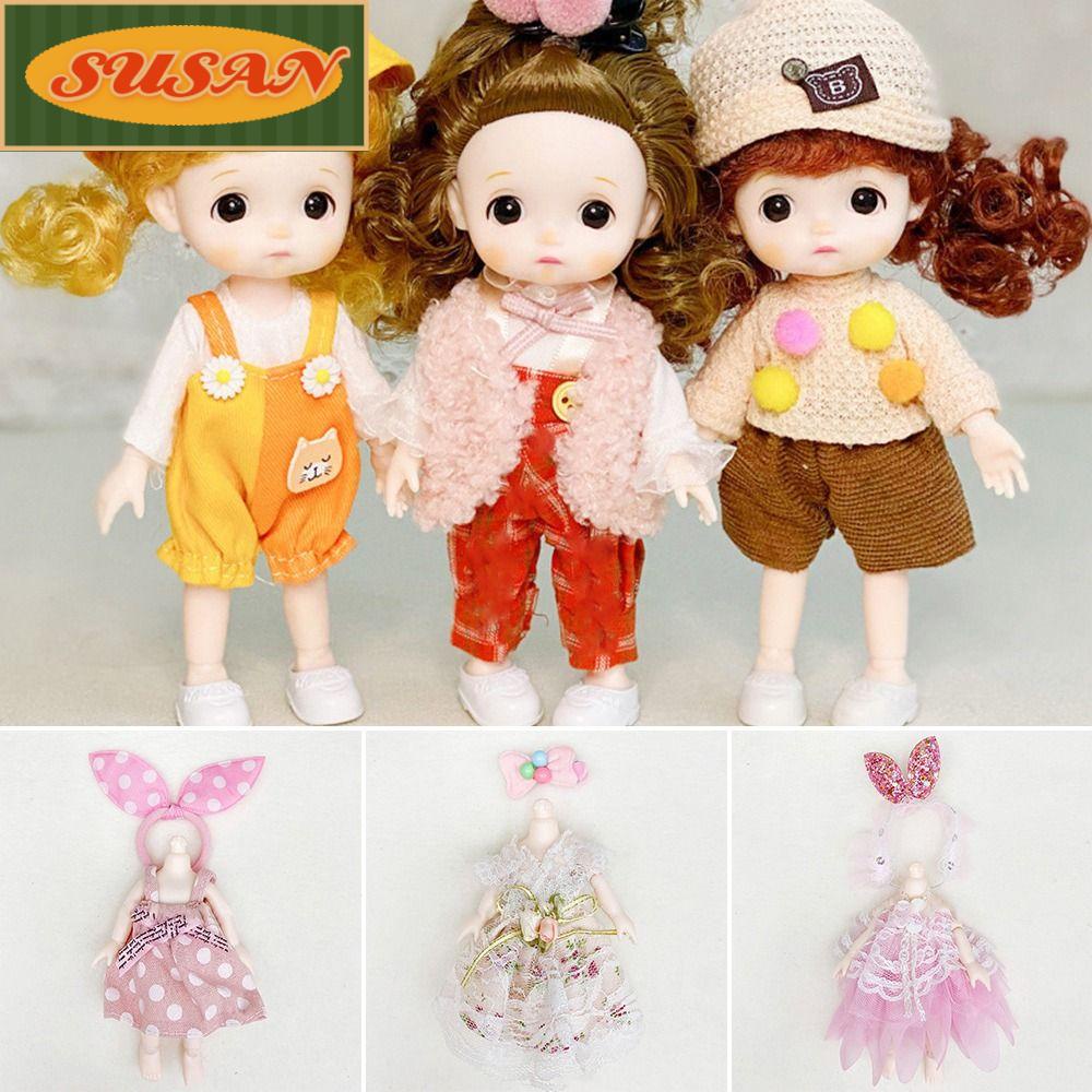 SUSANS Đầm Đồ Chơi Búp Bê 1 / 12Bjd Molly Tỉ Lệ 1 / 11 Ob11 Ob11 Ob11 Gsc 16~17cm