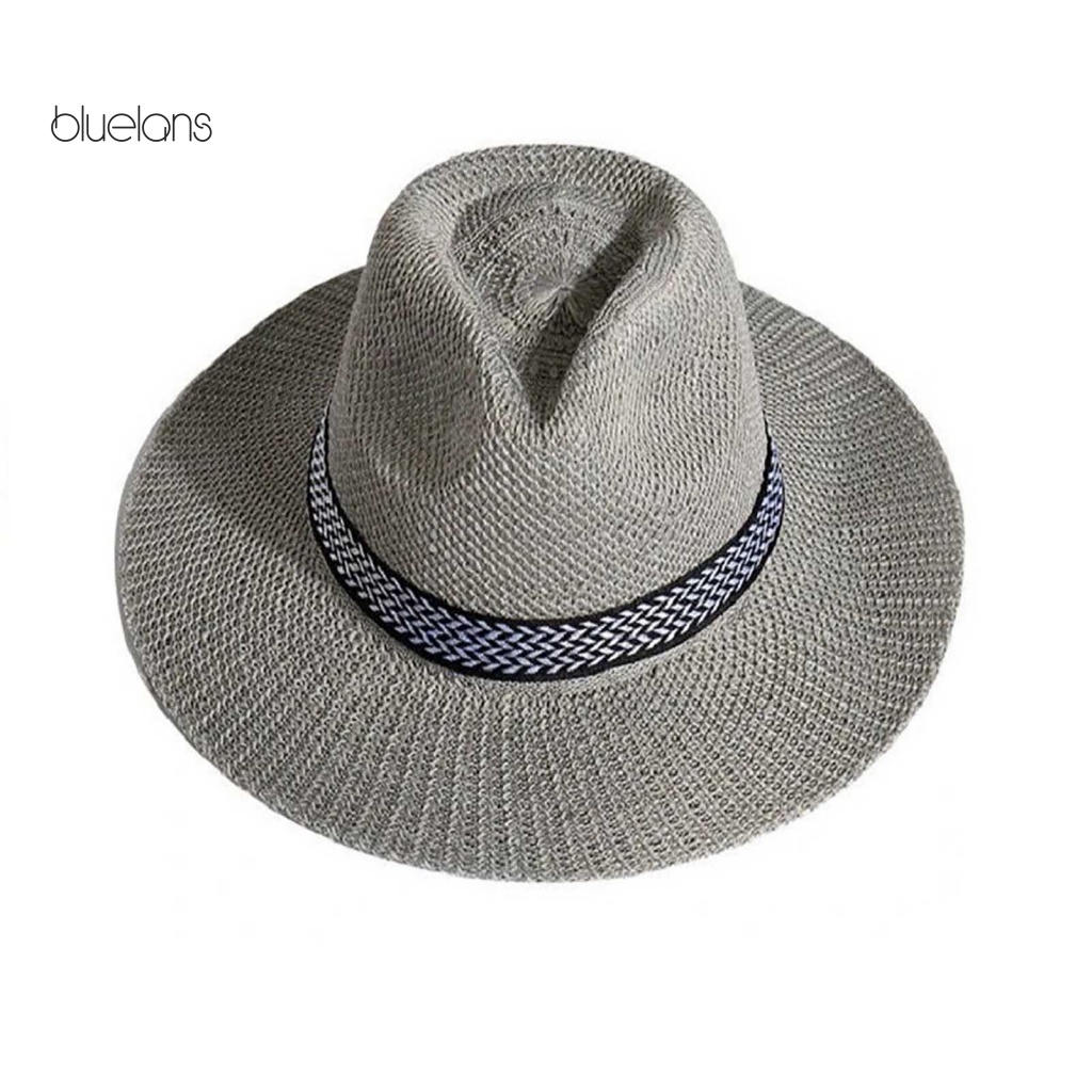 Mũ Rộng Vành Chống Nắng Chất Liệu Thân Thiện Với Da Thời Trang Đi Biển Mùa Hè Cho Nam