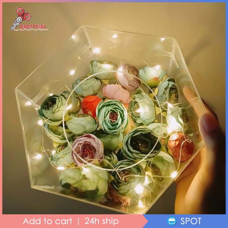 Giá Đỡ Trưng Bày Bánh Kem Hình Lục Giác Bằng Acrylic Trong Suốt
