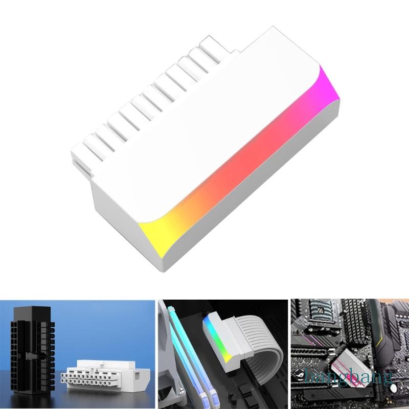 Linh Kiện Điện Tử 24Pin Sang 900 Độ Chuyên Dụng° Cáp Nguồn ARGB Cho Bo Mạch Chủ Máy Tính DIY