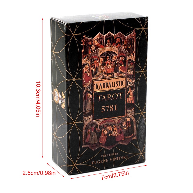 Bộ bài Tarot cổ điển Board Games Deck 5781 Bói toán Tarot Kabbalah Thích hợp cho những người đam mê và người mới bắt đầu