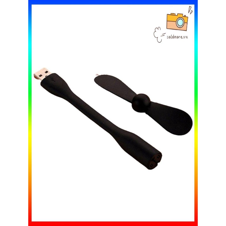 Quạt Mini USB Linh Hoạt Di Động Có Thể Tháo Rời Quạt Làm Mát Cho Máy Tính Power Bank Thiết Bị USB Quạt USB Cầm Tay Mini