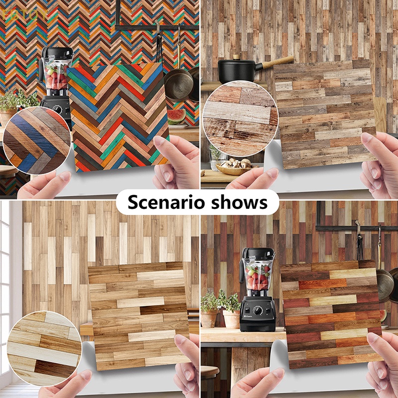 1 Miếng Dán Tường Giả Gạch Trang Trí Nhà Búp Bê Tỉ Lệ 1: 12