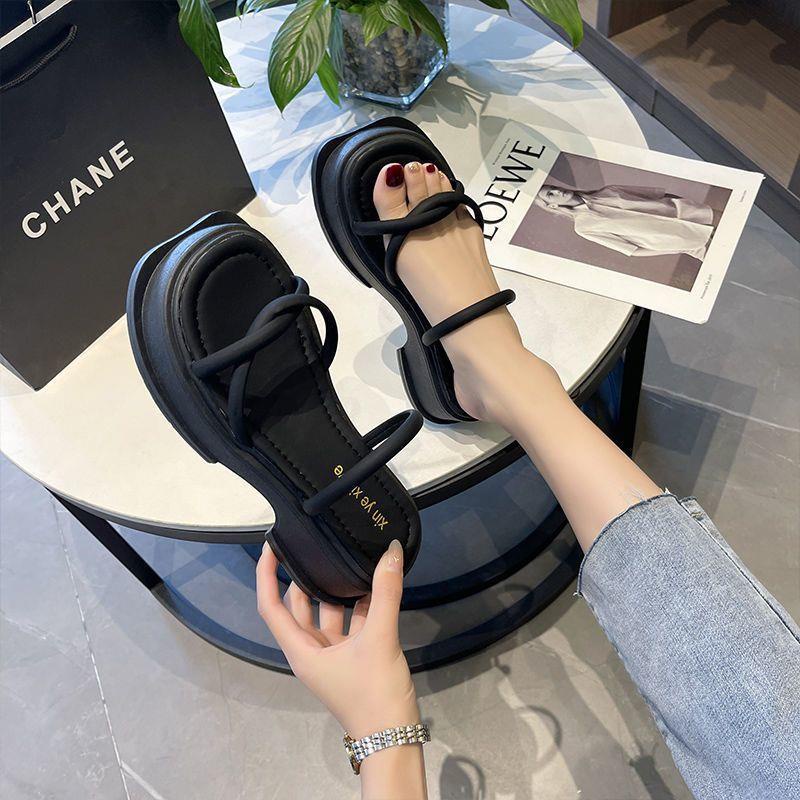 Dép Sandal Đế Dày Thời Trang Mùa Hè 2023 Mới Cho Nữ