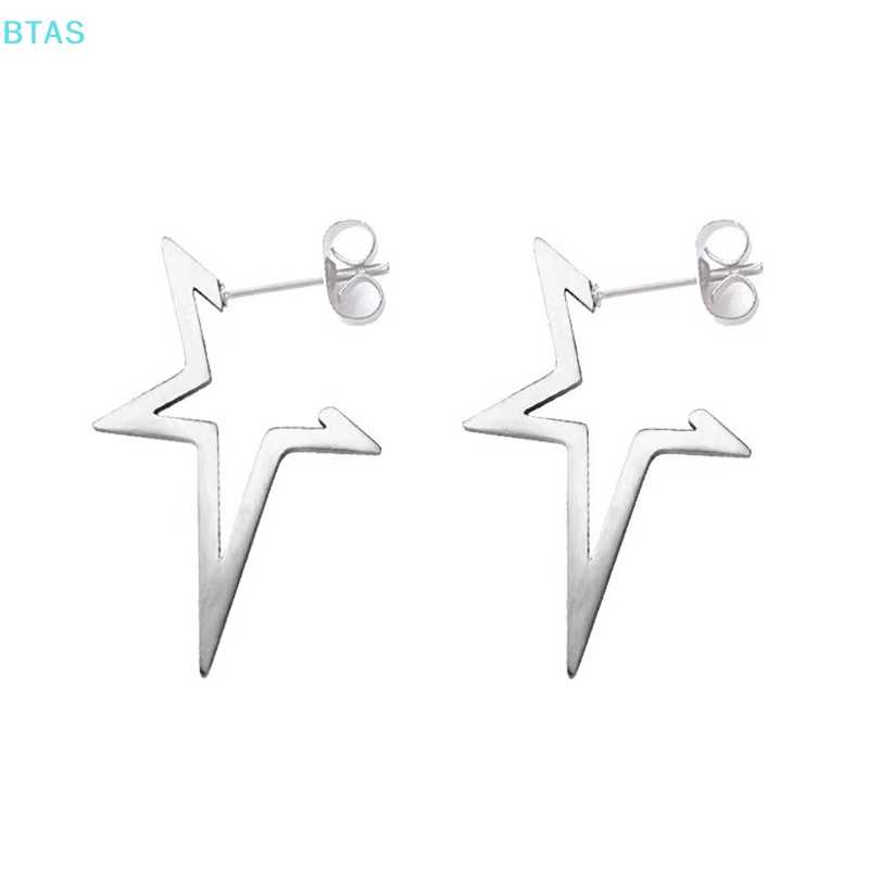 1 Đôi Bông Tai Sao Lớn Bằng Thép Không Gỉ Cho Nữ