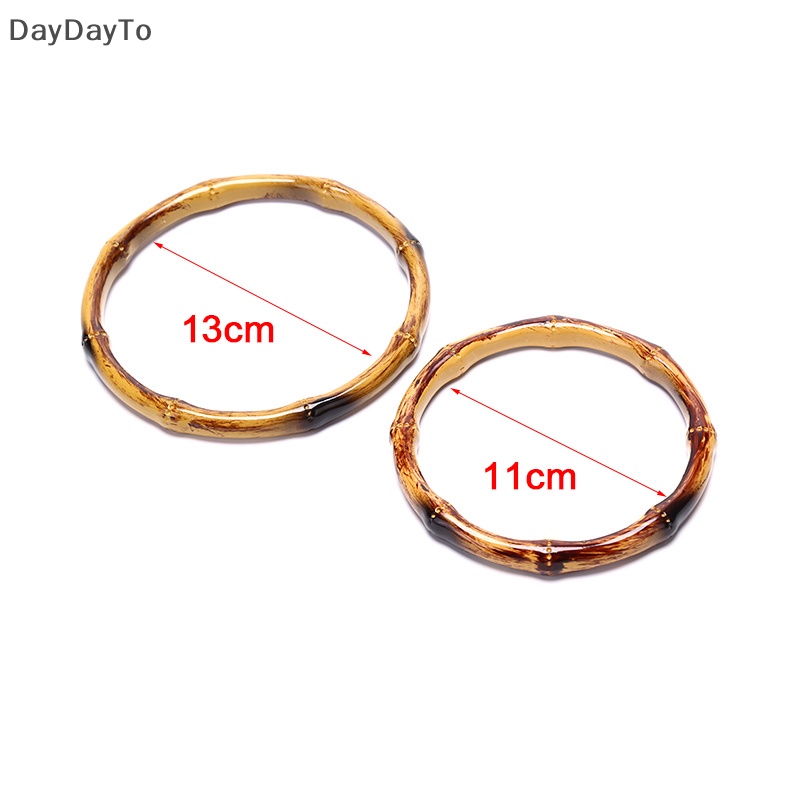 Tay Cầm Bằng Tre Hình Tròn Dùng Để Tự Làm Túi Xách   .