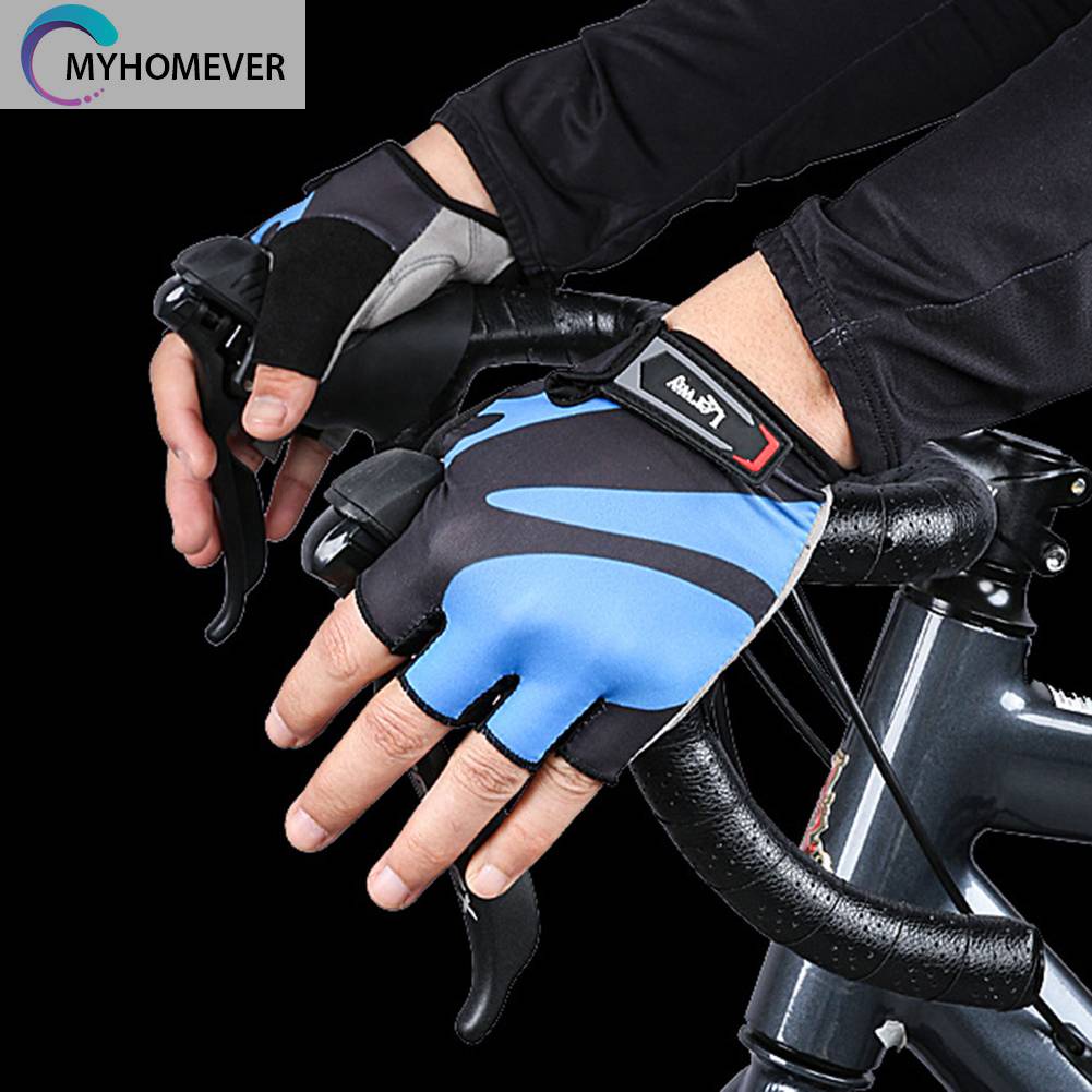 Găng Tay Thể Thao Hở Ngón Mềm Mại Thoáng Khí Lycra