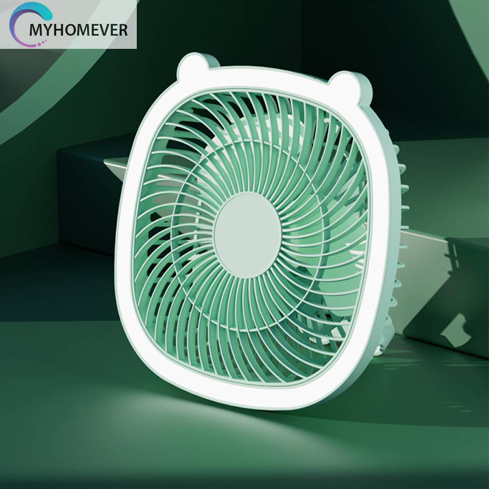 Quạt Điện Làm Mát 3 Tốc Độ 1200MAH Có Thể Gập Lại Cho Văn Phòng / Nhà Ở