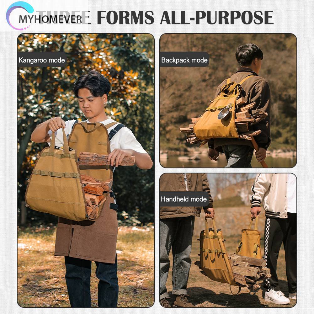 Túi Đựng Củi / Gỗ Sức Chứa Lớn Tiện Dụng Khi Đi Cắm Trại