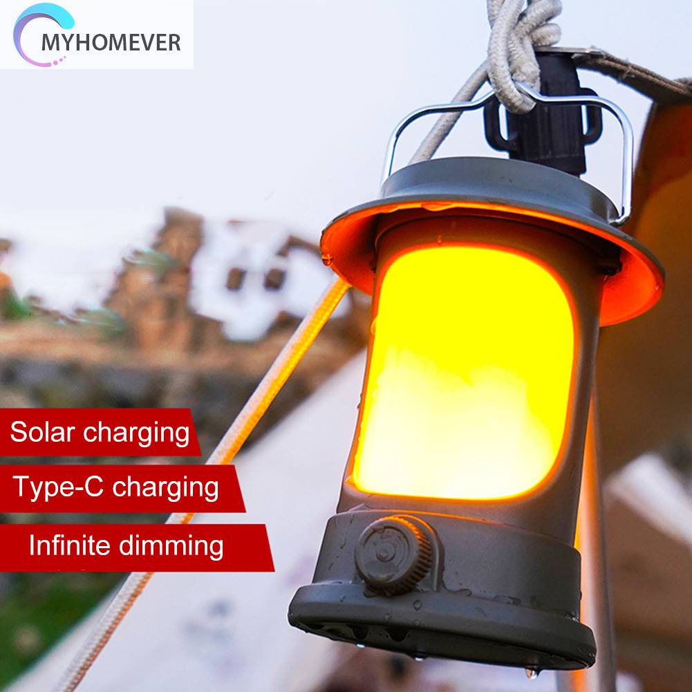 Đèn Cắm Trại Chống Nước 150LM 1200mAh Cổng USB Loại C