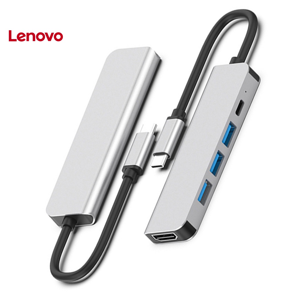 Trạm Sạc Nhanh PD Chuyển Đổi Từ Cổng Type-C Sang HDMI 4K USB3.0 5 Trong 1 Cho Văn Phòng