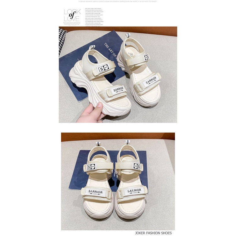 Xăng đan Thể Thao Đế Dày Quai Ruy Băng Mới Dành Cho Nữ