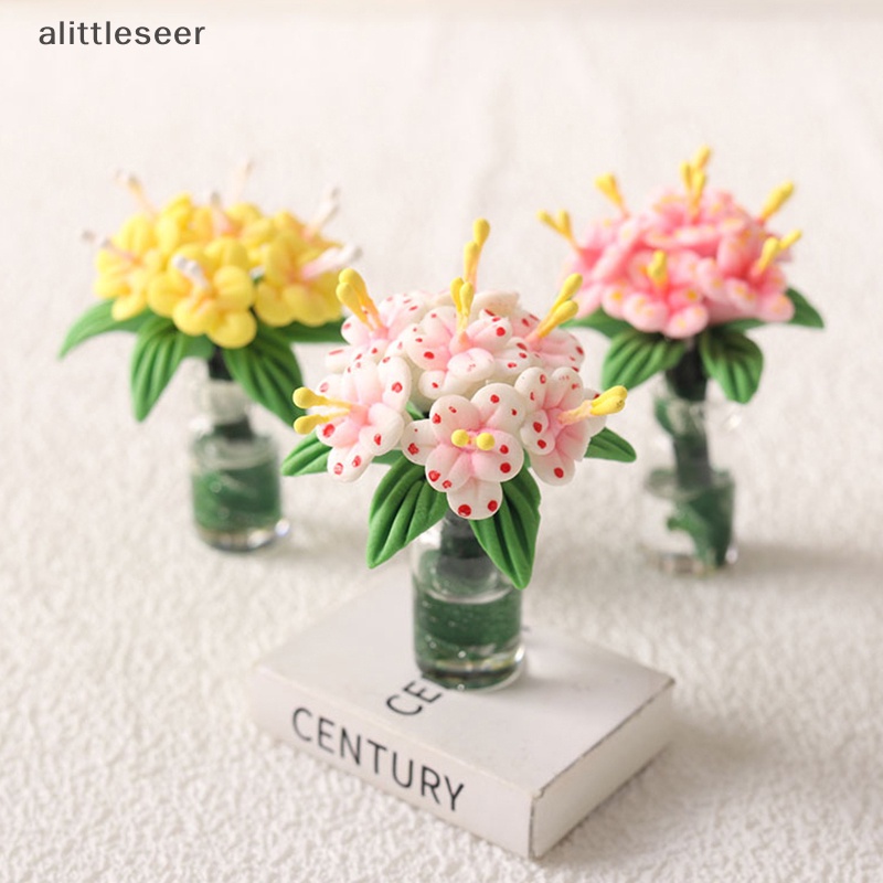 Chậu Hoa Lily Mini Tỉ Lệ 1: 12 Dùng Để Trang Trí Nhà Búp Bê