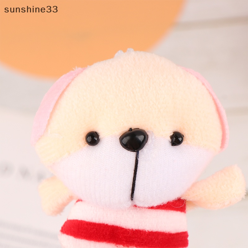 Set 2 Móc Khóa Búp Bê Nhồi Bông 6-10cm Dễ Thương