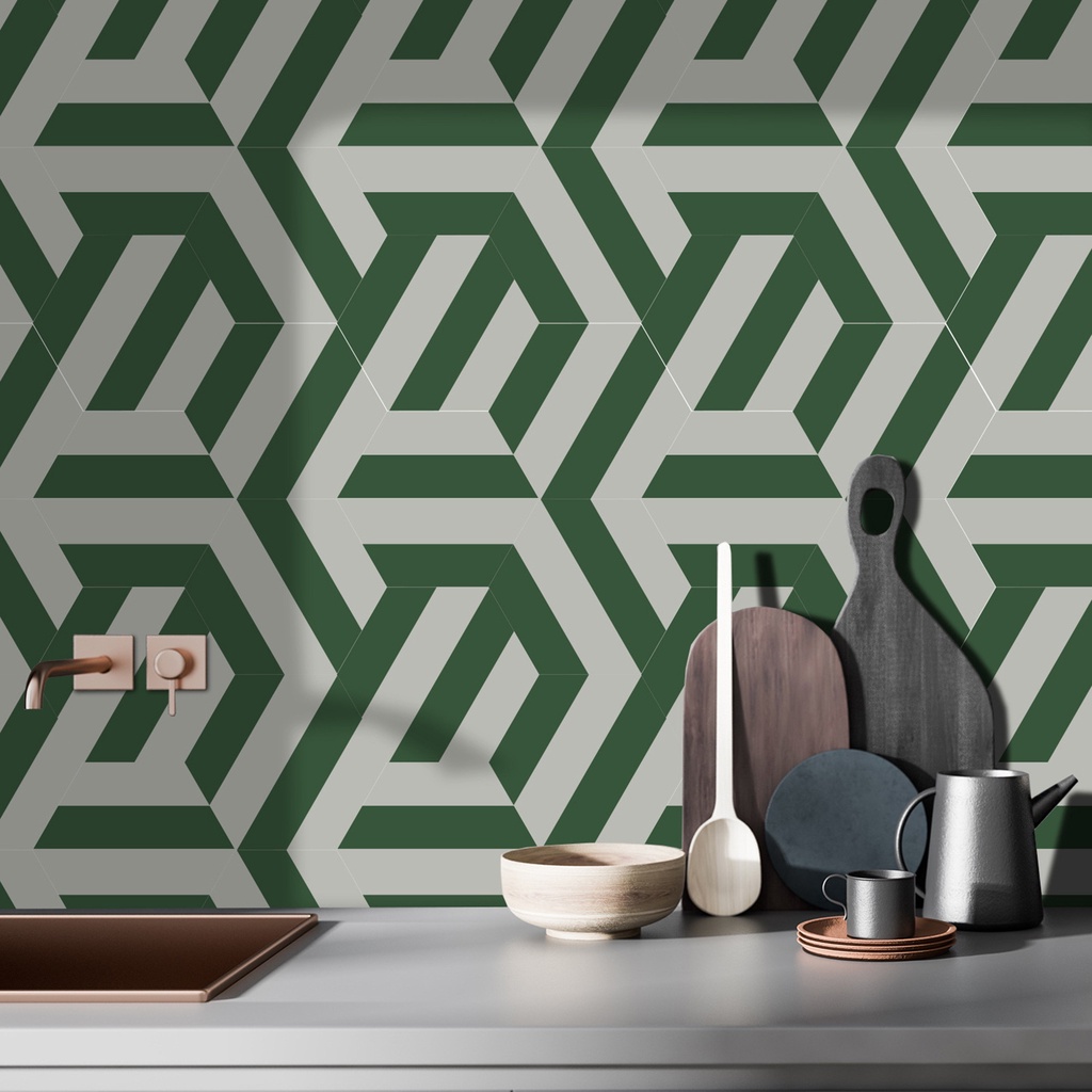 Bộ 5 Miếng Dán Sàn Nhà Họa Tiết Kẻ Sọc / Hình Lục Giác Bằng Xốp Dày Dặn Độc Đáo Trang Trí Nhà Cửa DIY