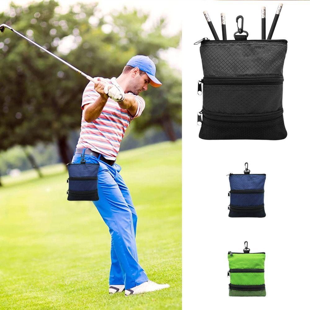 SHOUKEY Túi Đựng Phụ Kiện Chơi Golf Chất Lượng Cao Siêu Bền Kèm Móc Và Túi Đựng