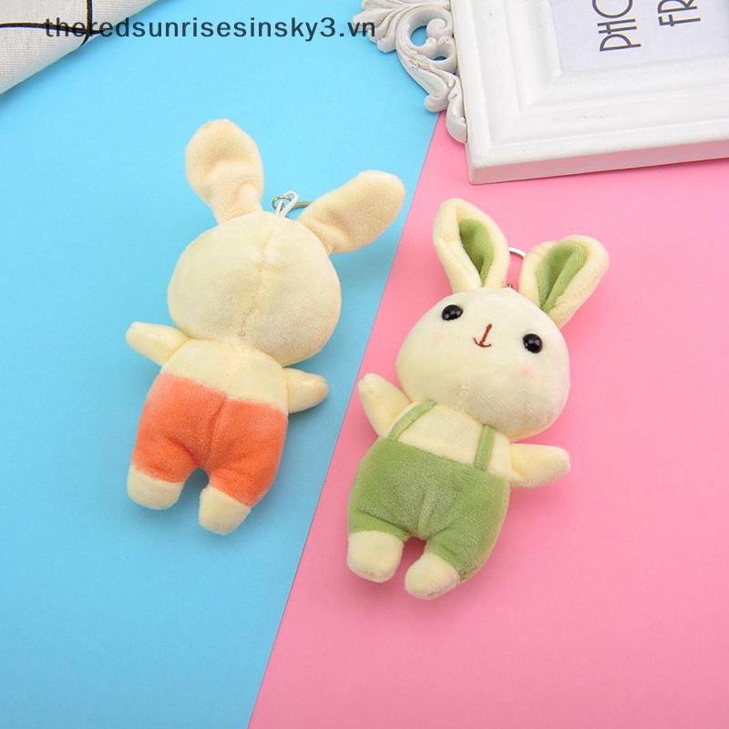 Móc Khóa Thỏ Nhồi Bông 12CM Đáng Yêu Thời Trang