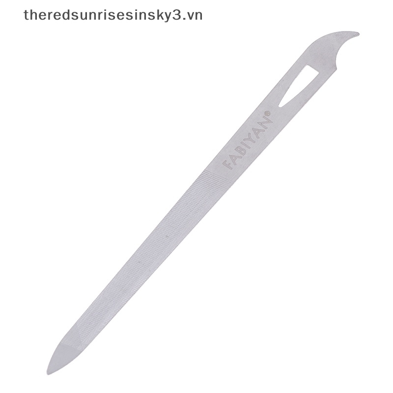 1 Cây Dũa Móng Tay Hai Mặt Bằng Thép Không Gỉ Thời Trang