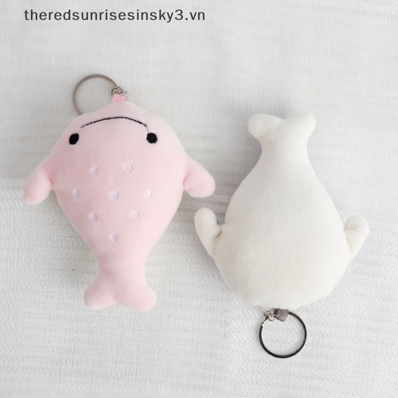 1 Thú Nhồi Bông Hình Cá Voi Dễ Thương Treo Balo