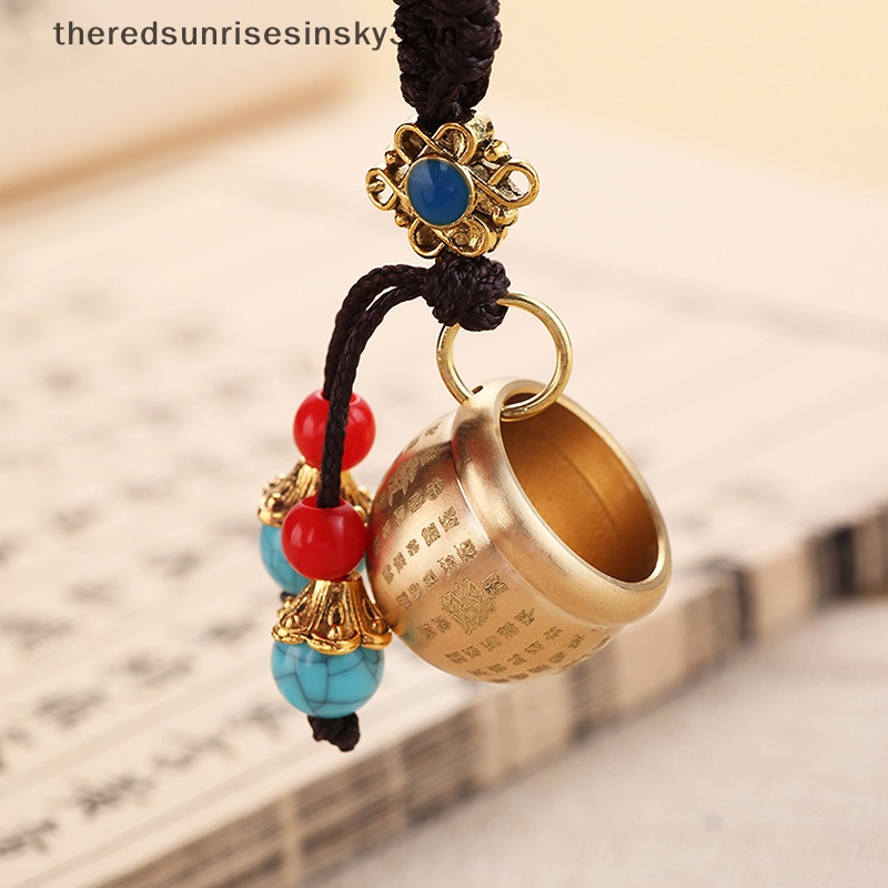 Móc Chìa Khóa Bằng Đồng Thau Thời Trang Vintage