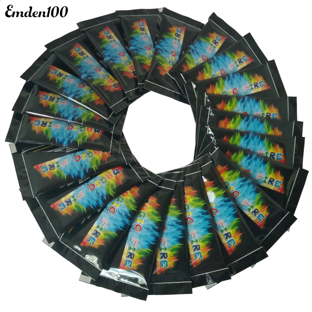 Túi Bột 10g / 15g / 25g / 30g Tạo Hiệu Ứng Ngọn Lửa Thay Đổi Màu Sắc Tiện Dụng Cho Lễ Hội / Cắm Trại