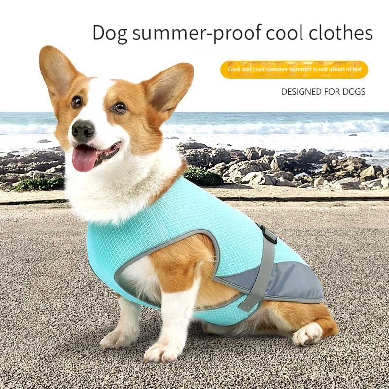 HamshMoc Áo Vest Phản Quang Chống Nắng Làm Mát Mùa Hè Thoải Mái Dễ Sử Dụng Huấn Luyện Chó Ngoài Trời