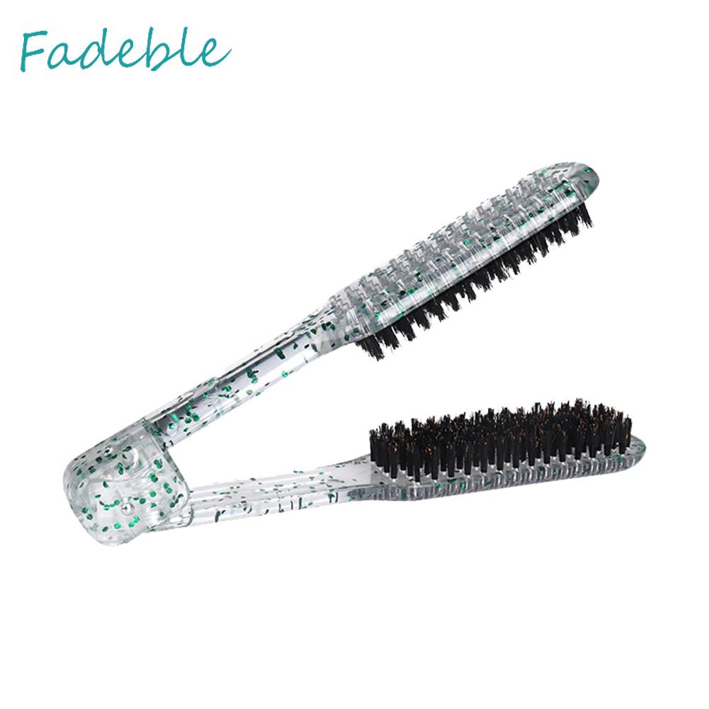 Lược Kẹp Chữ V Tạo Kiểu Tóc Không Đau Gấp Gọn Được