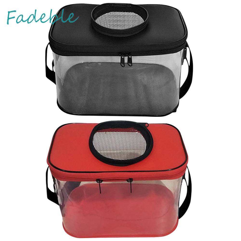 Xô Đựng Cá Bằng EVA Trong Suốt Thoáng Khí Có Thể Gấp Gọn Tiện Dụng