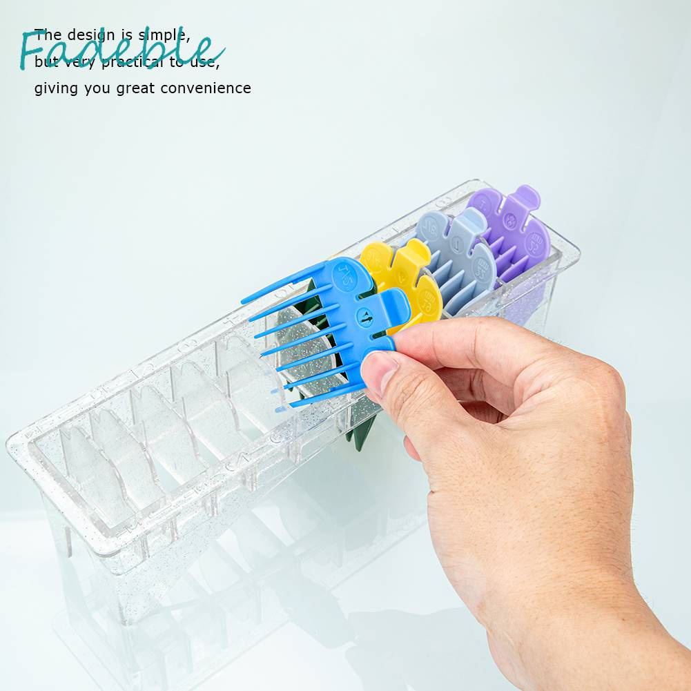 Hộp Đựng Lược Chải Tóc 10 Ngăn Bằng Nhựa Siêu Bền Tiện Dụng Cho Salon