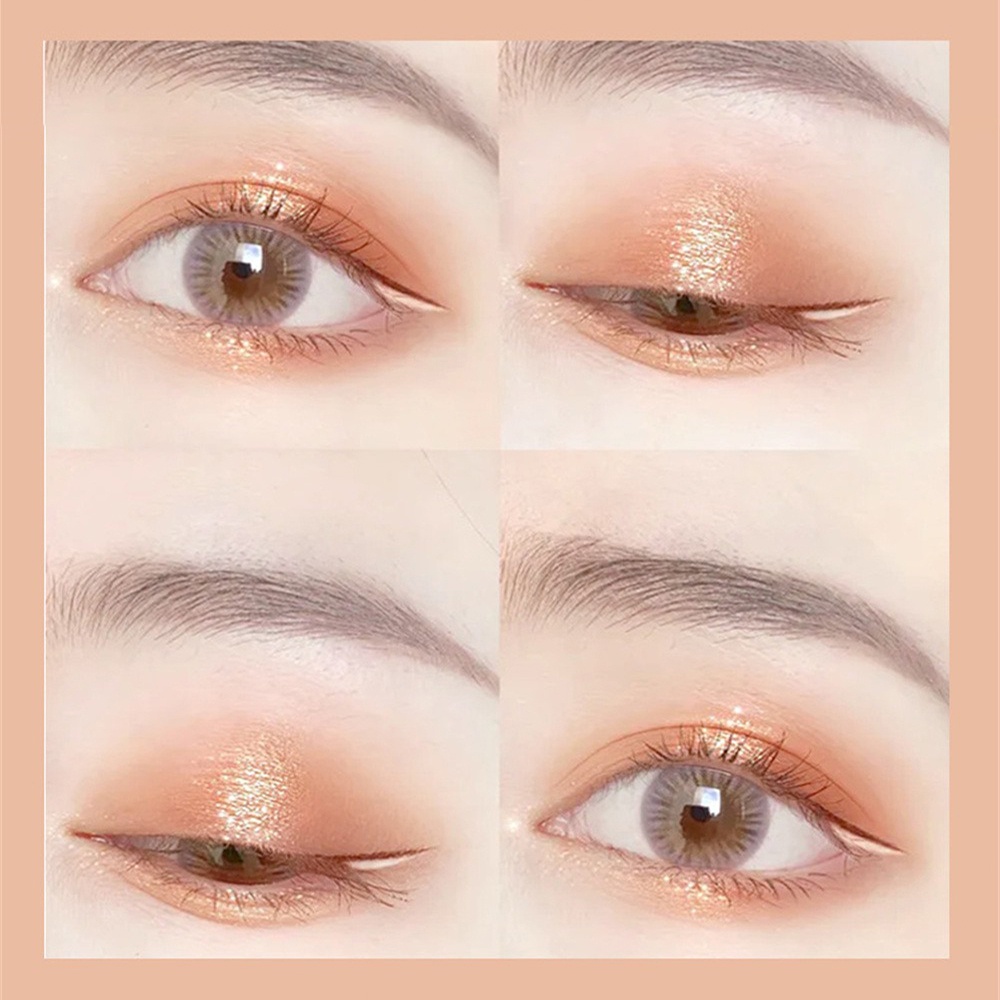 Bảng Phấn Mắt 12 Màu Sắc Tố Ngọc Trai Lâu Trôi Trang Điểm Tự Nhiên