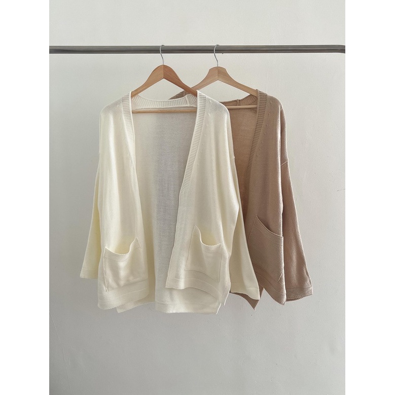 Jeffrey Open V-neck Knit Cardigan - Soft and Comfortable - Cardigan - Free - 1