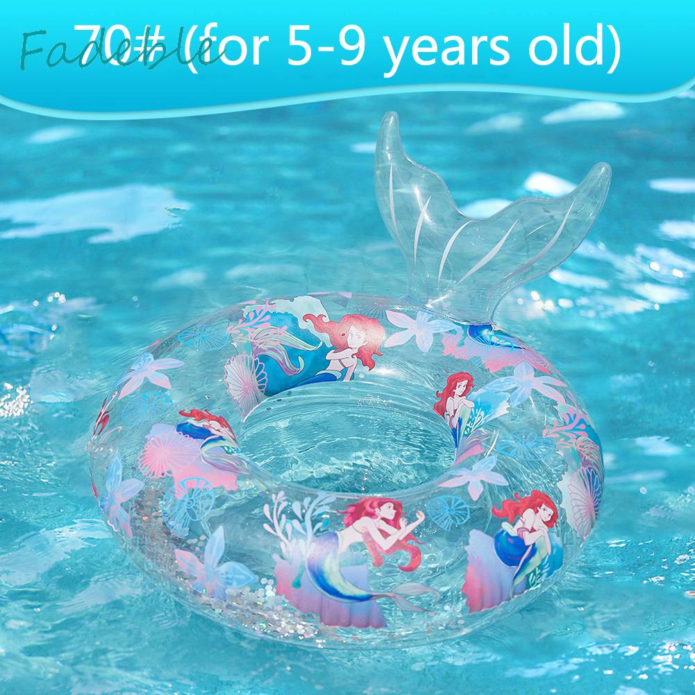 Phao Cứu Sinh PVC Đính Kim Sa Lấp Lánh Di Động Tiện Dụng Cho Bé