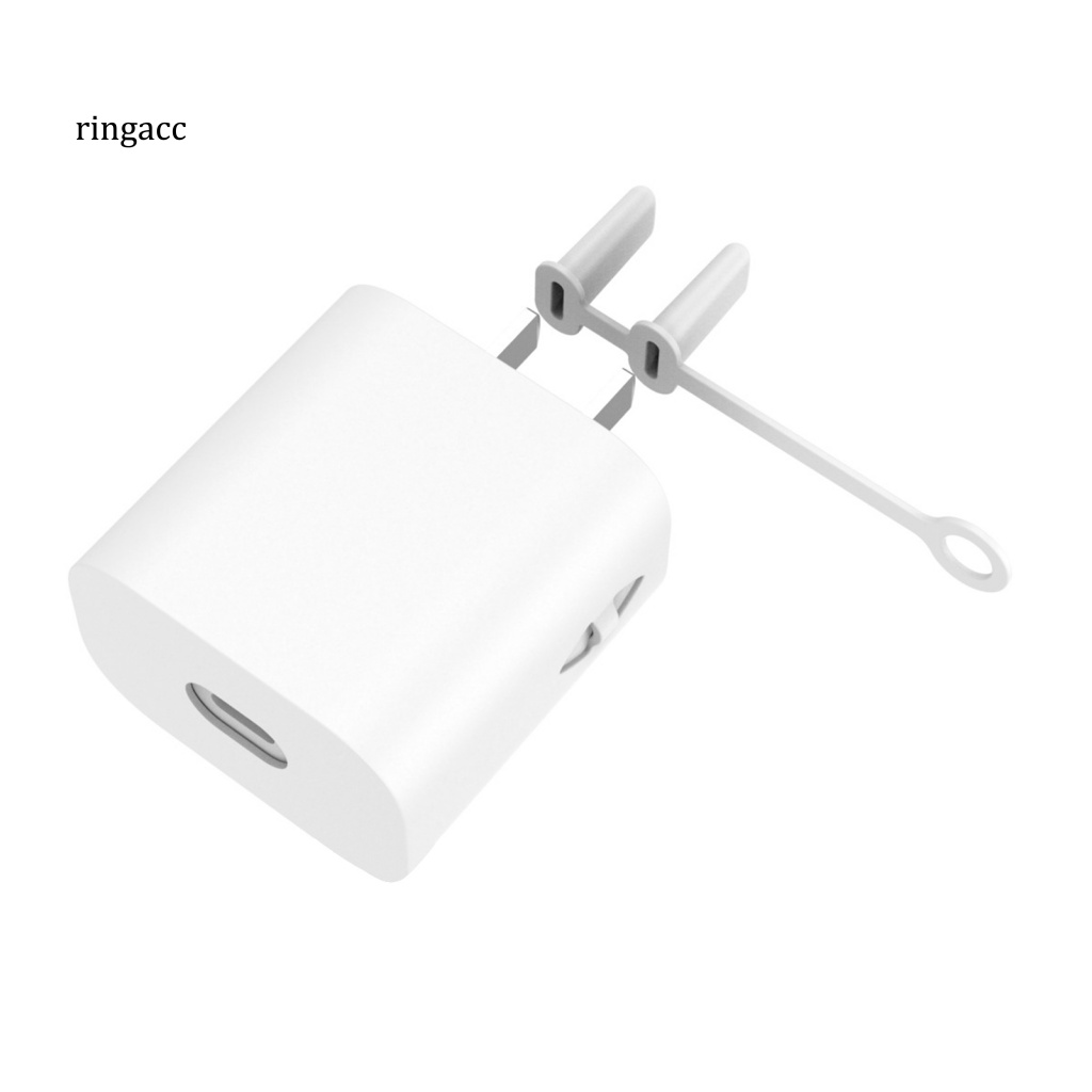 Vỏ Bảo Vệ Hộp Sạc Nhanh Bằng Silicon Bốn Màu Tùy Chọn Cho iPhone 18W / 20W