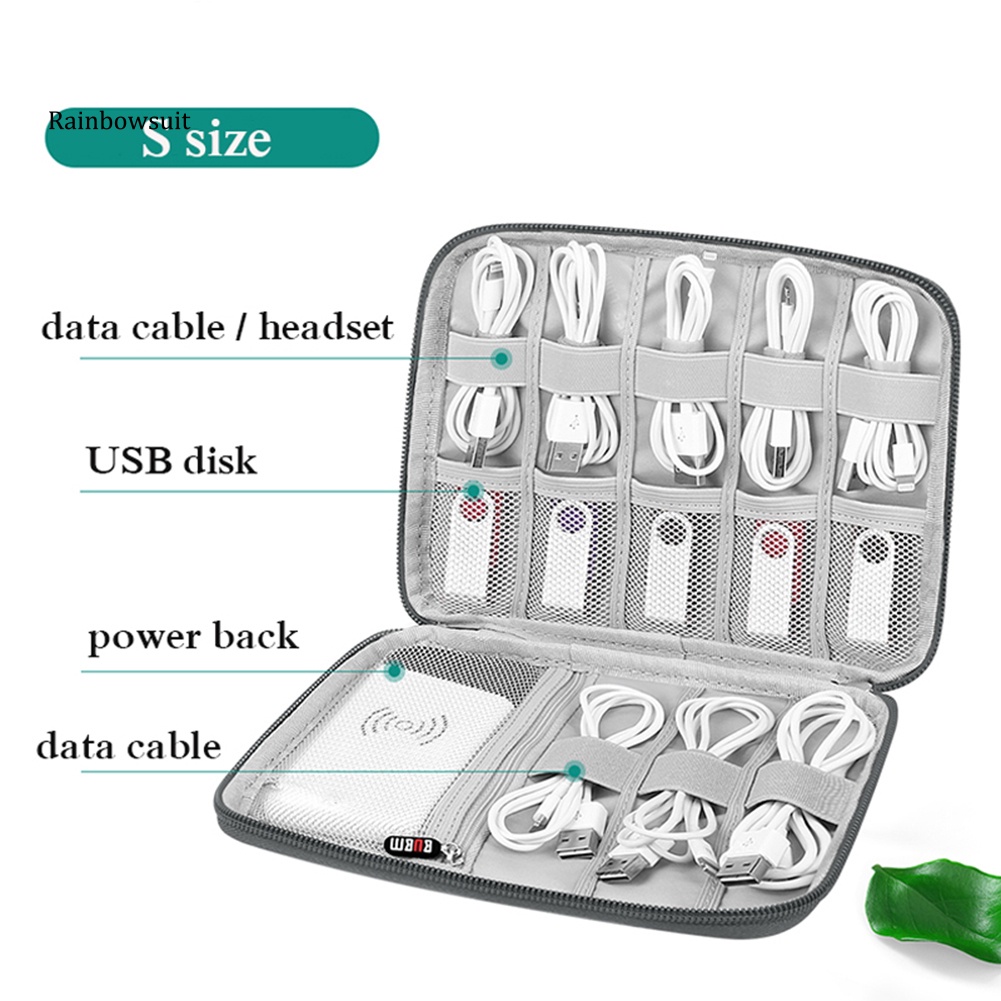 Túi Đựng Dây Cáp / Tai Nghe Gọn Nhẹ Cho Du Lịch