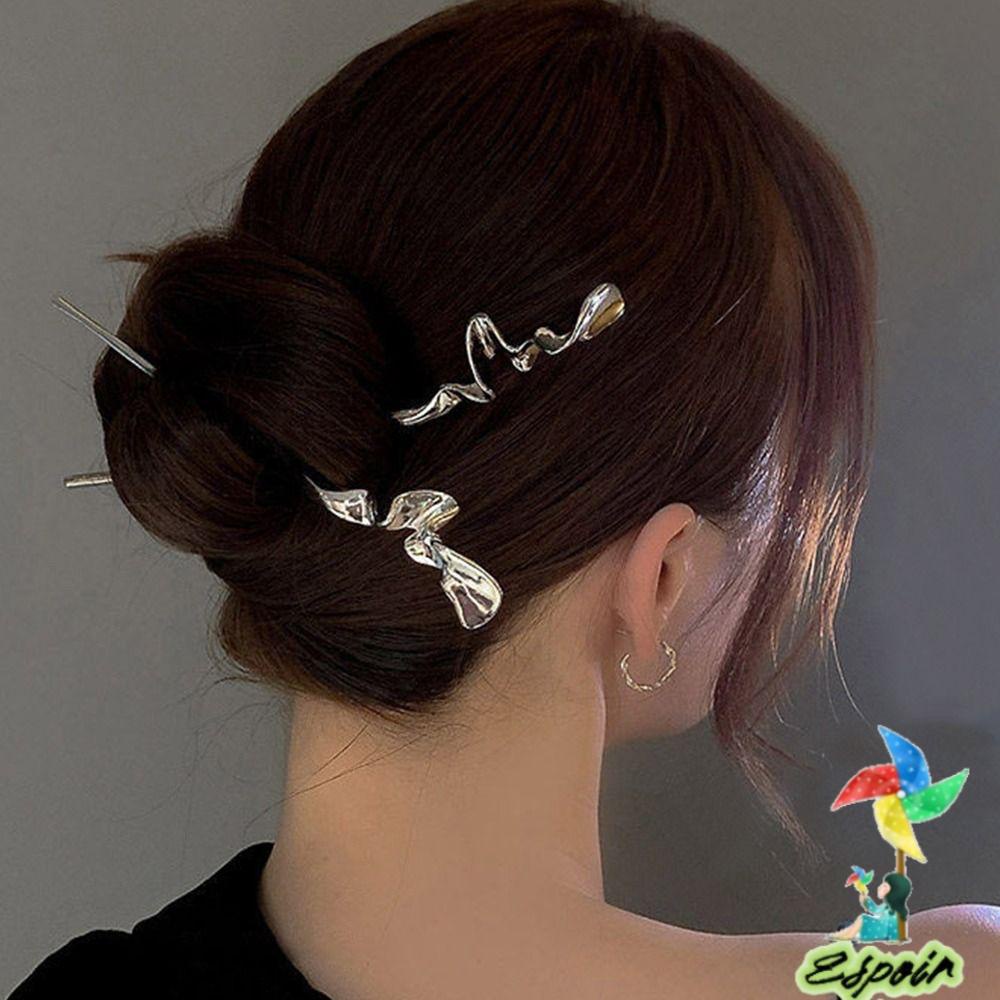 ESPO Kẹp Tóc Thiết Kế Không Đồng Đều Đơn Giản Thời Trang